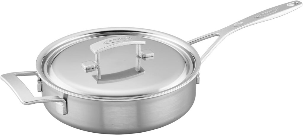  Demeyere Industry 5-Ply 3-qt Stainless Steel Saute Pan 